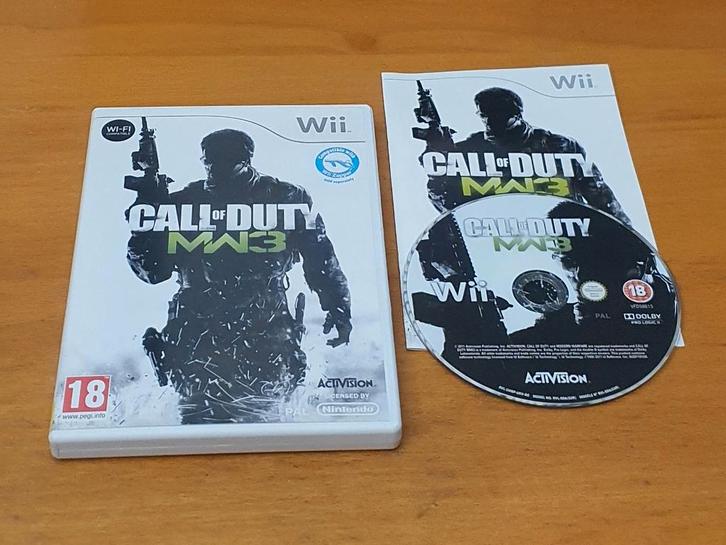 WII | Call of Duty MODERN WARFARE 3, Spelcomputers en Games, Games | Nintendo Wii, Gebruikt, Shooter, 3 spelers of meer, Vanaf 18 jaar
