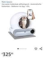 Viervoeter elektrische kattenbak, Dieren en Toebehoren, Kattenbakken, Ophalen, Zelfreinigend, Zo goed als nieuw, Open