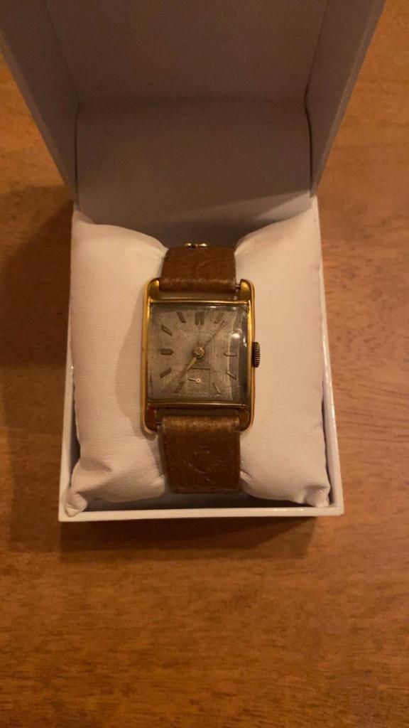 antieke horloge werkt prima, Sieraden, Tassen en Uiterlijk, Horloges | Antiek, Overige merken, Staal, 1960 of later, Ophalen of Verzenden