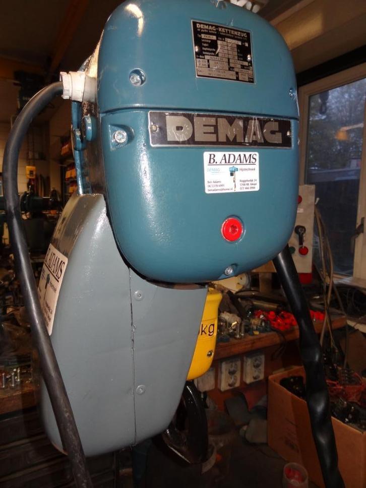 Mooie DEMAG ketting takel type pk2N-F kraan nr 51, Doe-het-zelf en Verbouw, Lieren en Takels, Zo goed als nieuw, Elektrisch, Ophalen