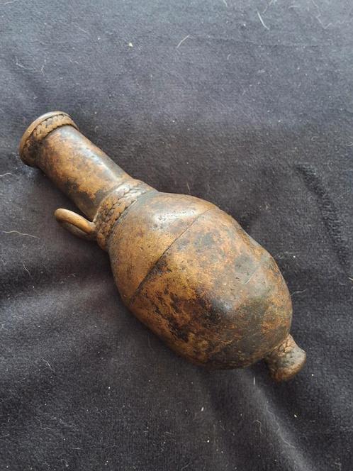 Antiek Brons Kruikje/flesje kirdi Kameroen tribal art afrika, Antiek en Kunst, Kunst | Niet-Westerse kunst, Ophalen of Verzenden