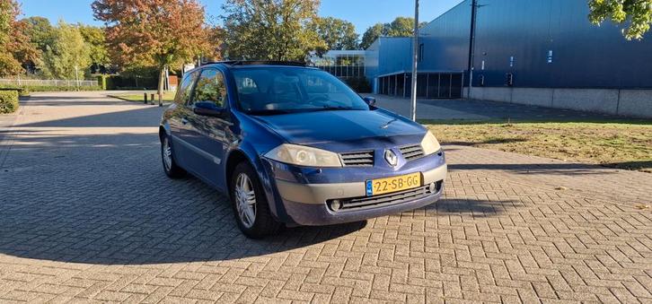 Renault Mégane 2.0 16V Autcom 2005 Blauw APK TOT 15/01/2026, Auto's, Renault, Particulier, Mégane, ABS, Airbags, Airconditioning