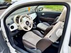 Fiat 500 C 0.9 TwinAir Lounge/CABRIO/PSENSOR/AIRCO/ELEKRAMEN, Euro 5, Gebruikt, Cabriolet, Wit
