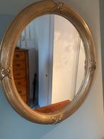 Antieke ovale  Franse spiegel. Bois Dore ., Antiek en Kunst, Antiek | Spiegels, Minder dan 100 cm, Minder dan 50 cm, Ophalen, Ovaal