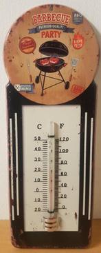 Barbecue party BBQ thermometer van metaal wand decoratie