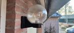 Buitenlamp met schemersensor, Ophalen of Verzenden, Gebruikt, Glas, Klassiek