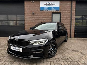 BMW 5-Serie 530i 252pk Aut. 2017 Zwart beschikbaar voor biedingen