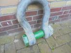 D-sluiting, harp sluiting, hijsoog, d sluiting, green pin., Ophalen, Gebruikt, Lijn of Blok