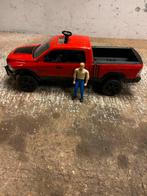 Bruder Dodge Ram met Poppetje, Kinderen en Baby's, Speelgoed | Speelgoedvoertuigen, Ophalen of Verzenden, Gebruikt