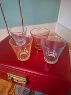 Gekleurde Shotglaasjes Set, Glas of Glazen, Ophalen of Verzenden, Effen, Glas