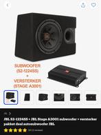JBL S2-1224SS Subwoofer + Stage A3001 Versterker, Ophalen, Zo goed als nieuw