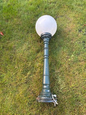 Gietijzeren Tuinlamp Groen - 110cm beschikbaar voor biedingen