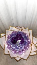 Prachtige paarse bruidsboeket, Paars, Nieuw, Ophalen of Verzenden, Accessoires