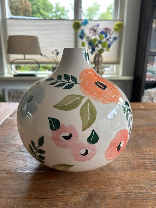 Luimes & Luimes vaas bloemen, Huis en Inrichting, Woonaccessoires | Vazen, Zo goed als nieuw, Overige kleuren, Minder dan 50 cm