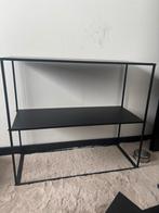 Zwart kastje, Huis en Inrichting, Tafels | Sidetables, Ophalen, 50 tot 100 cm, Rond, Zo goed als nieuw