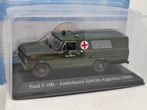 Legervoertuig Ford F100 ambulance - Salvat 1:43 military, Hobby en Vrije tijd, Modelauto's | 1:43, Zo goed als nieuw, Auto, Overige merken