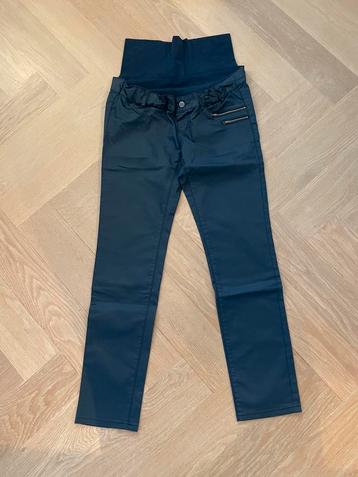 Positiebroek glanzend blauw broek stretch mt 31/32 als nieuw beschikbaar voor biedingen