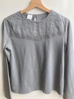 Grijze longsleeve, shirt met kant  van Zara  mt. 152/158, Meisje, Ophalen of Verzenden, Zo goed als nieuw, Zara