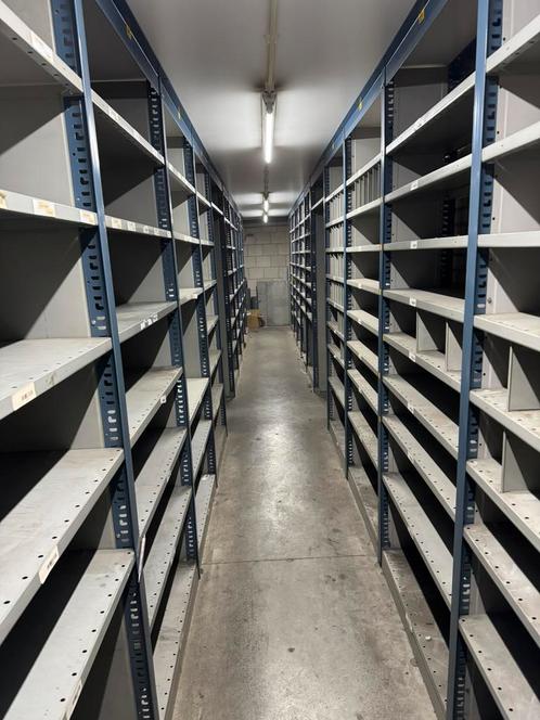 345 meter Legbordstelling, magazijnstelling met entresol, Doe-het-zelf en Verbouw, IJzerwaren en Bevestigingsmiddelen, Overige typen