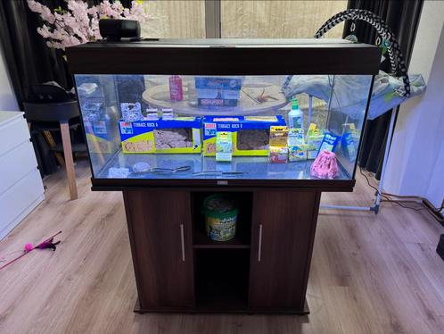 Te koop Gebruikt aquarium, Dieren en Toebehoren, Vissen | Aquaria en Toebehoren, Gebruikt, Verlichting of Verwarming, Ophalen