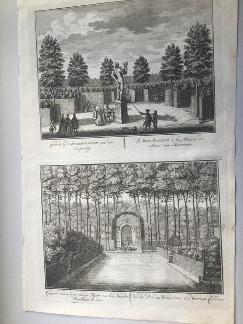 Amsterdam, Watergraafsmeer, Kruisweg, Middenweg e.o. , 1768, Antiek en Kunst, Kunst | Etsen en Gravures, Verzenden