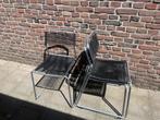 Vintage IKEA Melker stoelen 3 stuks - gebruikt, Huis en Inrichting, Stoelen, Ophalen, Gebruikt, Zwart, Kunststof