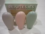 Nieuw 3 reisflesjes à 60ml, reis flesjes, flesje, Ophalen of Verzenden, Nieuw, Dame
