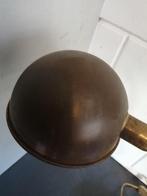 ANTIEKE METALEN BRONSKLEURIGE BURO/TAFEL LAMP 45 X11 CM, Ophalen of Verzenden