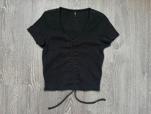Dames / meisjes shirtje / shirt / crop top zwart Only mt M, Kleding | Dames, Tops, Gedragen, Maat 38/40 (M), Zwart, Korte mouw