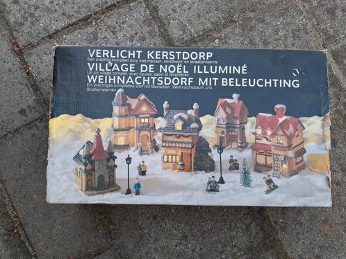 Vintage Kerstdorp jaren 90, Diversen, Kerst, Zo goed als nieuw, Ophalen
