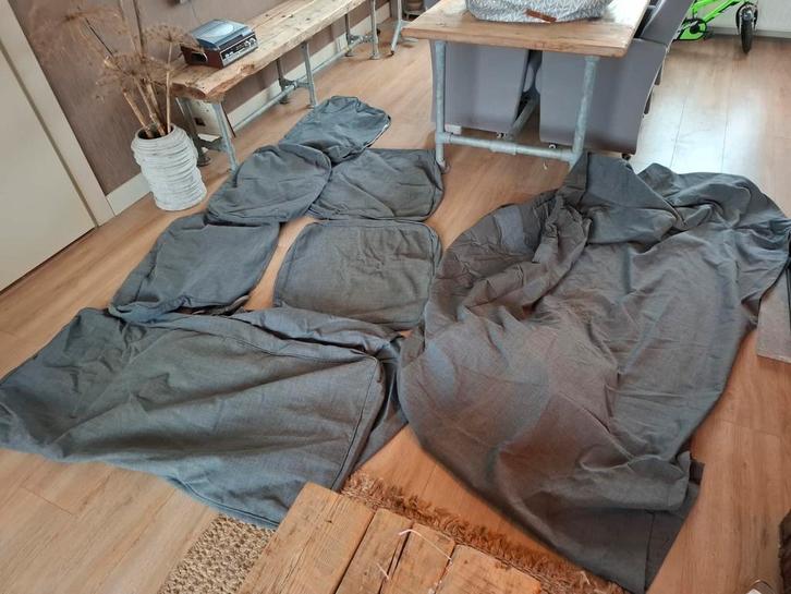 Ektorp ikea lougebank kussenhoes chaise longue bank hoes, Huis en Inrichting, Banken | Bankstellen, Zo goed als nieuw, Hoekbank