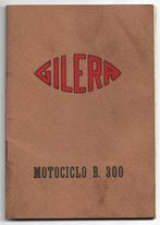 Gilera B300 motor handleiding origineel italiaans instructie, Motoren, Ophalen of Verzenden, Overige merken
