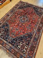 Vintage handgeknoopt perzisch tapijt qashqai 255x173, 200 cm of meer, 150 tot 200 cm, Gebruikt, Rechthoekig