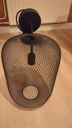 Zwarte Karwei lamp - 26x40 cm - nette staat, Huis en Inrichting, Lampen | Lampenkappen, Ophalen, 25 tot 50 cm, Zwart, Zo goed als nieuw