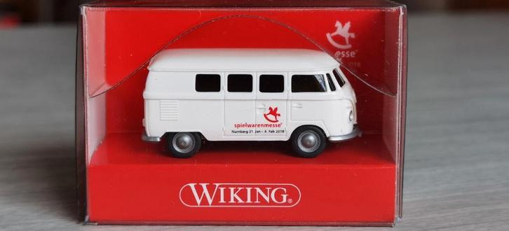 WIKING VW T1 Bus Spielwarenmesse Nürnberg 2018, Hobby en Vrije tijd, Modelauto's | 1:87, Nieuw, Auto, Wiking, Ophalen of Verzenden
