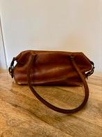 Vintage Mulberry leren schoudertas met ruitvoering + dustbag, Sieraden, Tassen en Uiterlijk, Overige merken, Gebruikt, Bruin, Ophalen of Verzenden