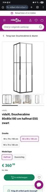 VidaXL Douchecabine 80x80x180 cm - Nieuw & Compleet, Ophalen, Nieuw
