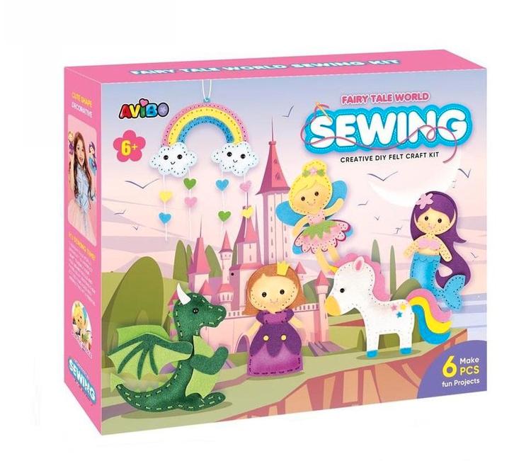 DIY Vilt Naaiset Fairy Tale World - Nieuw!, Hobby en Vrije tijd, Knutselen, Nieuw, Knutselwerk, Ophalen of Verzenden