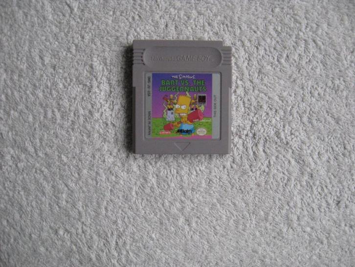 voor Game Boy - The Simpsons Bart vs. The Juggernauts (USA), Spelcomputers en Games, Games | Nintendo Game Boy, Gebruikt, Sport