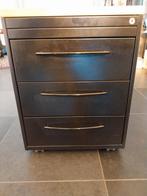 Rolbaar ladeblok met 3 lades - nette staat, Huis en Inrichting, Minder dan 50 cm, Metaal, Ophalen of Verzenden, Zo goed als nieuw