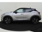Nissan Juke 1.0 DIG-T N-Design 114pk | Navigatie | Parkeerca, Auto's, Nissan, Te koop, Zilver of Grijs, Benzine, 1162 kg