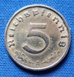 Duitse Rijk 5 reichspfennig 1937 A Km 91, Verzenden, Duitsland, Losse munt