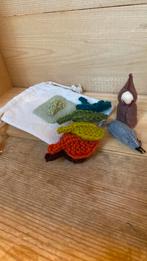 2Zakjes gevuld met bladeren, herfstkabouter en muis€4,50pzak, Hobby en Vrije tijd, Verzenden, Nieuw, Figuurtje(s), Wolvilt