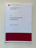 Constitutioneel recht jurisprudentie reader uva, Verzenden, Zo goed als nieuw