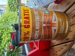 6 L blik acryl houtbeits eikenkleur, Minder dan 5 liter, Ophalen, Zo goed als nieuw, Verf