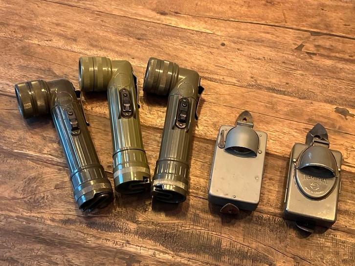 Collectie militaire zaklampen, Verzamelen, Militaria | Algemeen, Overige soorten, Overige typen, Amerika, Ophalen