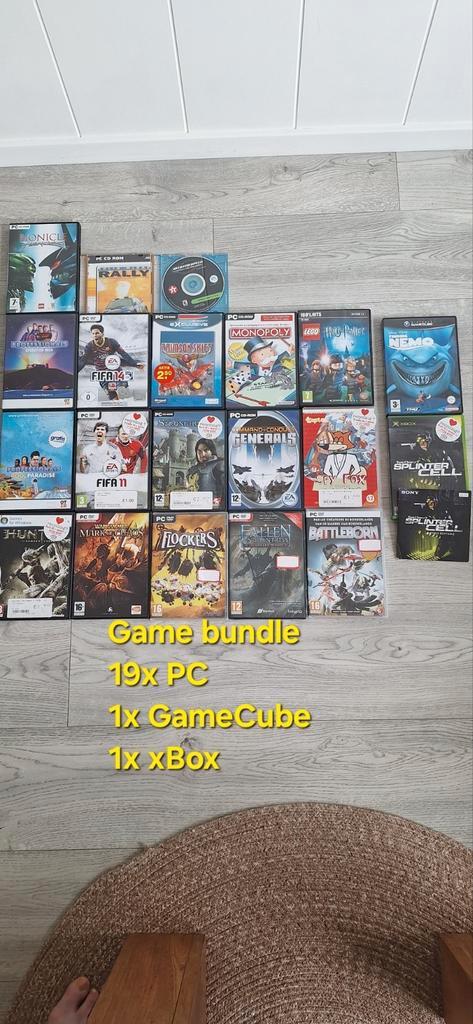 Game bundel, Spelcomputers en Games, Games | Pc, Zo goed als nieuw, 3 spelers of meer, Vanaf 3 jaar, Verzenden