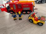Brandweerauto met Quad en Figuren van brandweerman Sam, Kinderen en Baby's, Ophalen of Verzenden, Gebruikt, Jongen of Meisje