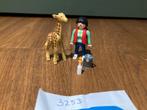Playmobil 3253 giraf met verzorger, Kinderen en Baby's, Speelgoed | Playmobil, Ophalen of Verzenden, Zo goed als nieuw
