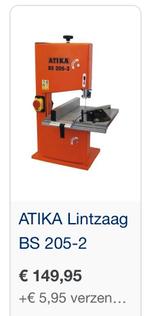 Attika lintzaag machine 1 keer gebruikt, Doe-het-zelf en Verbouw, Gereedschap | Zaagmachines, 70 mm of meer, Ophalen of Verzenden
